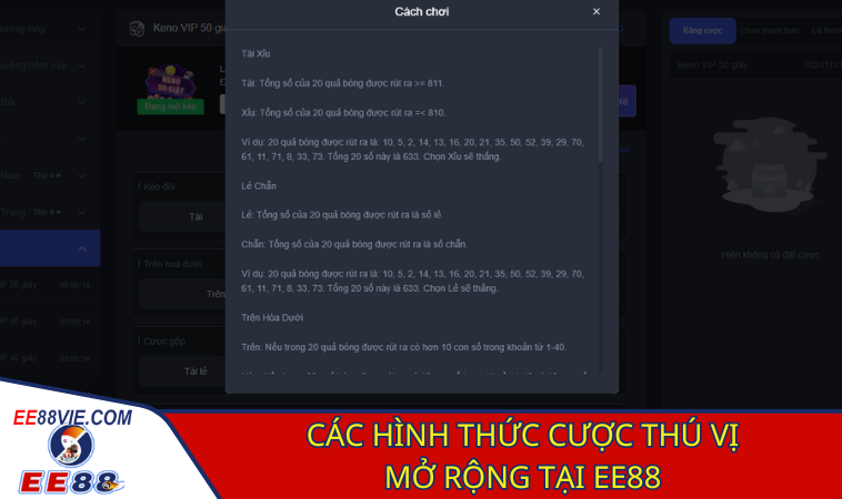 Các cách đánh thú vị khác tại EE88